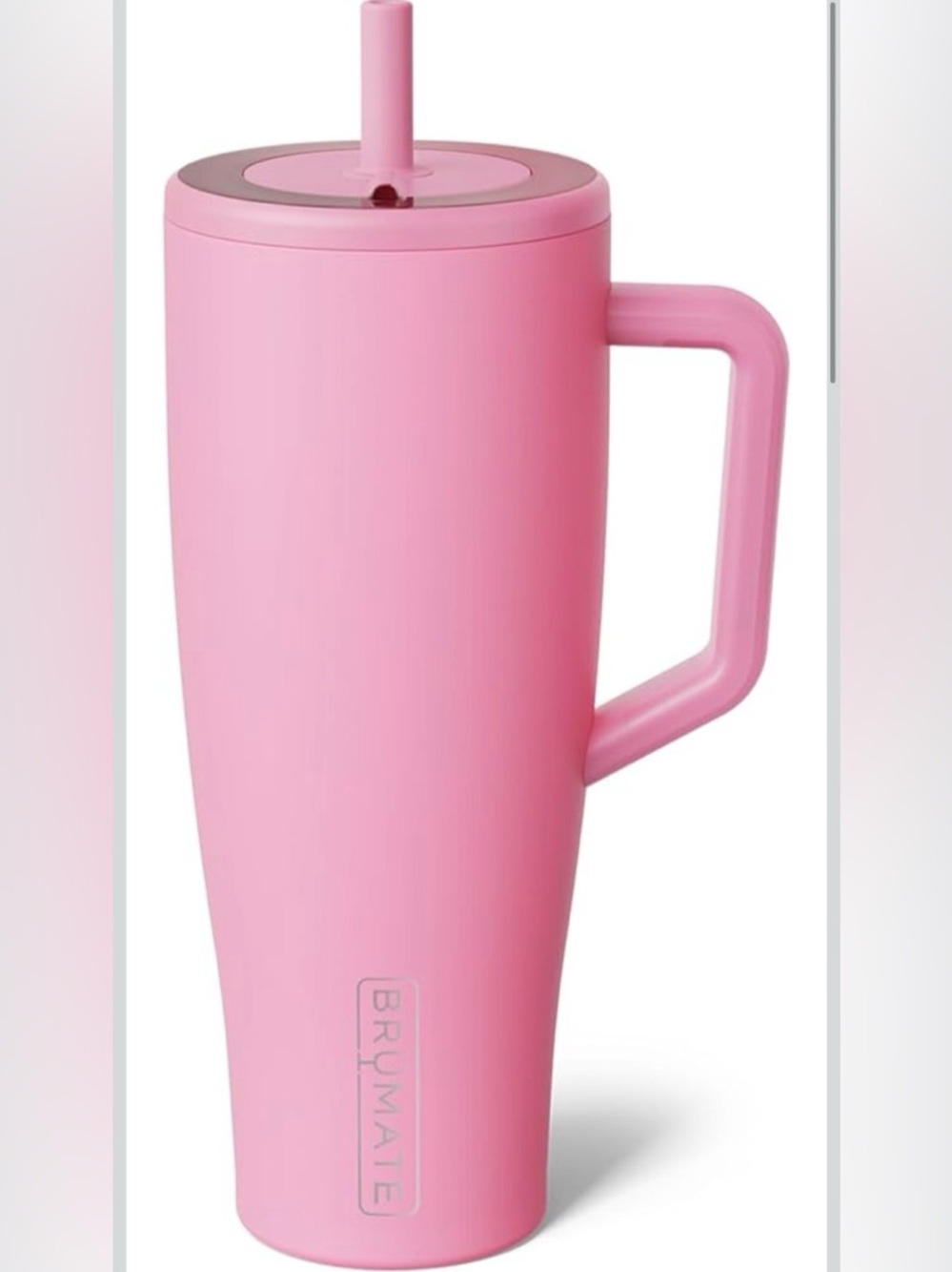RARE BrüMate Era 40 oz Tumbler with Handle and Straw | 100% Leakproof / primrose